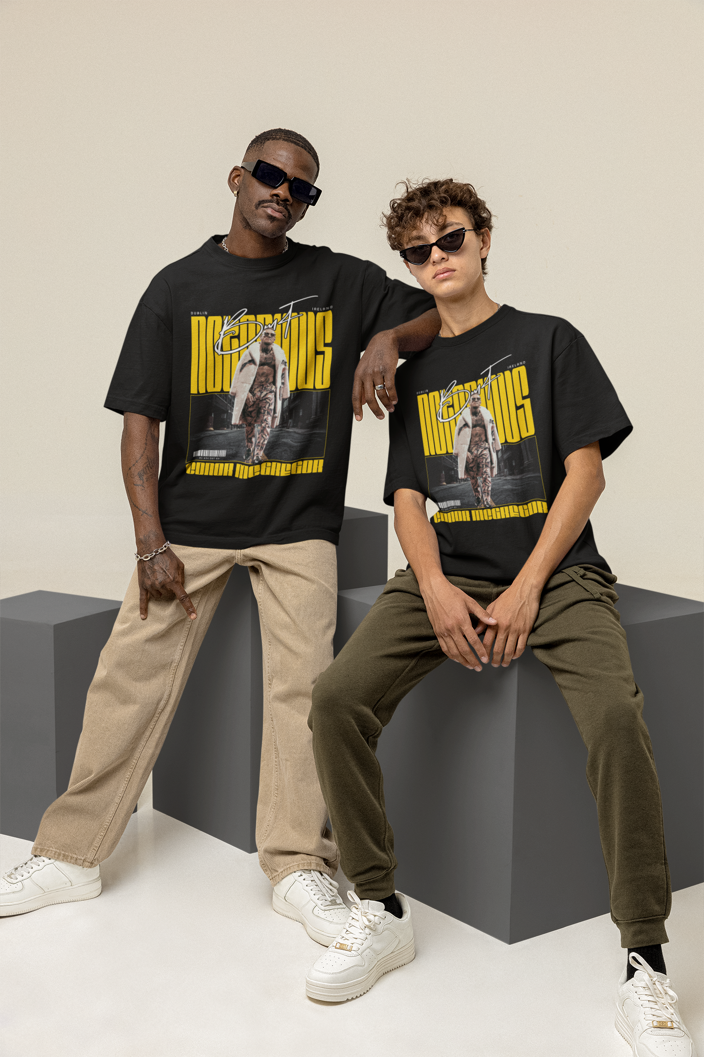 "THE NOTORIOUS" CONOR MCGREGOR Unisex Oversized Boxy Tee