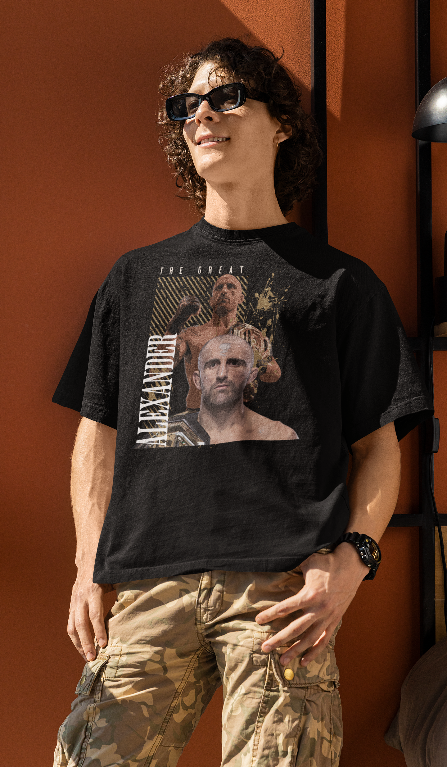 ALEXANDER VOLKANOVSKI Unisex organic oversized high neck t-shirt