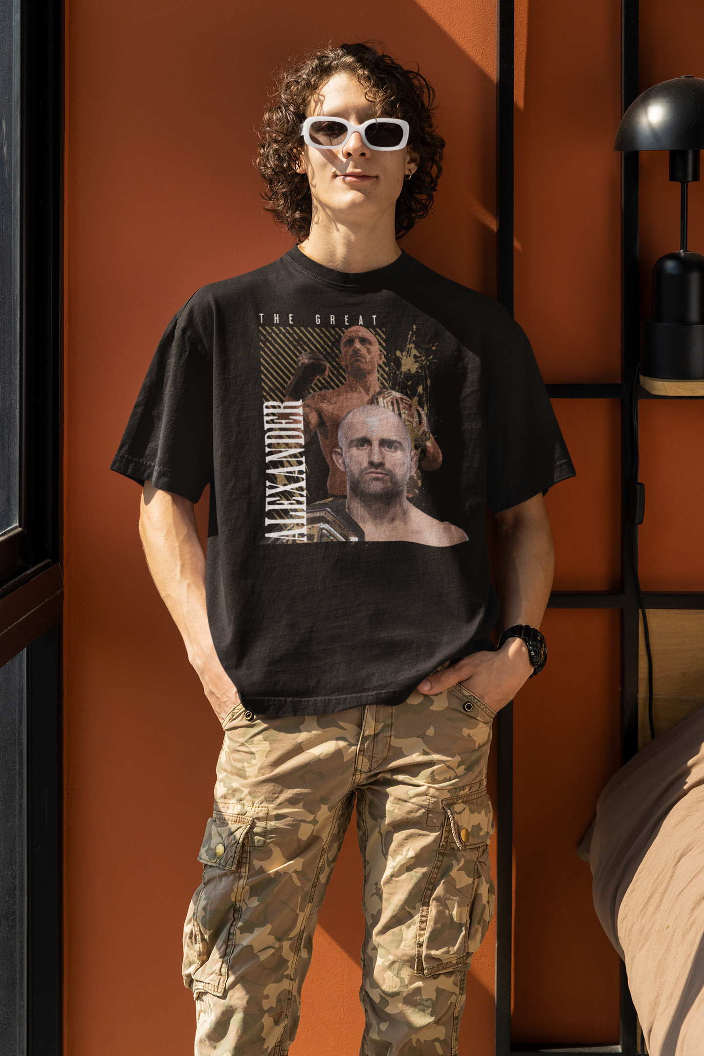 ALEXANDER VOLKANOVSKI Unisex organic oversized high neck t-shirt