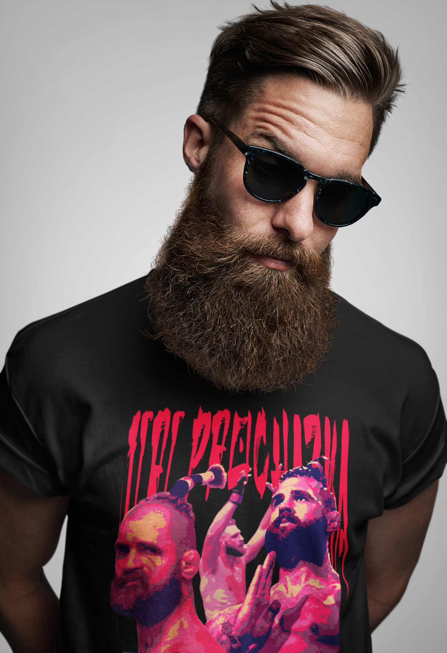 JIRI PROCHAZKA Samurai Graphic Tee - Retro Style Cotton Crew Shirt