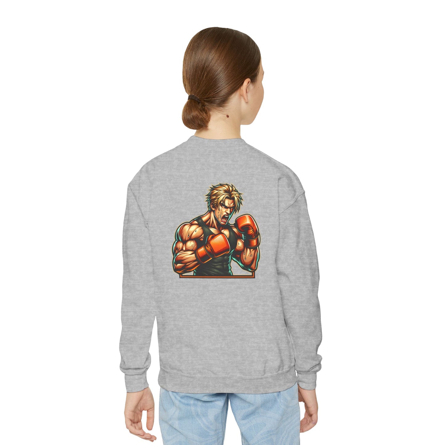 Anime Warrior: Kids' Fighter Sweatshirt