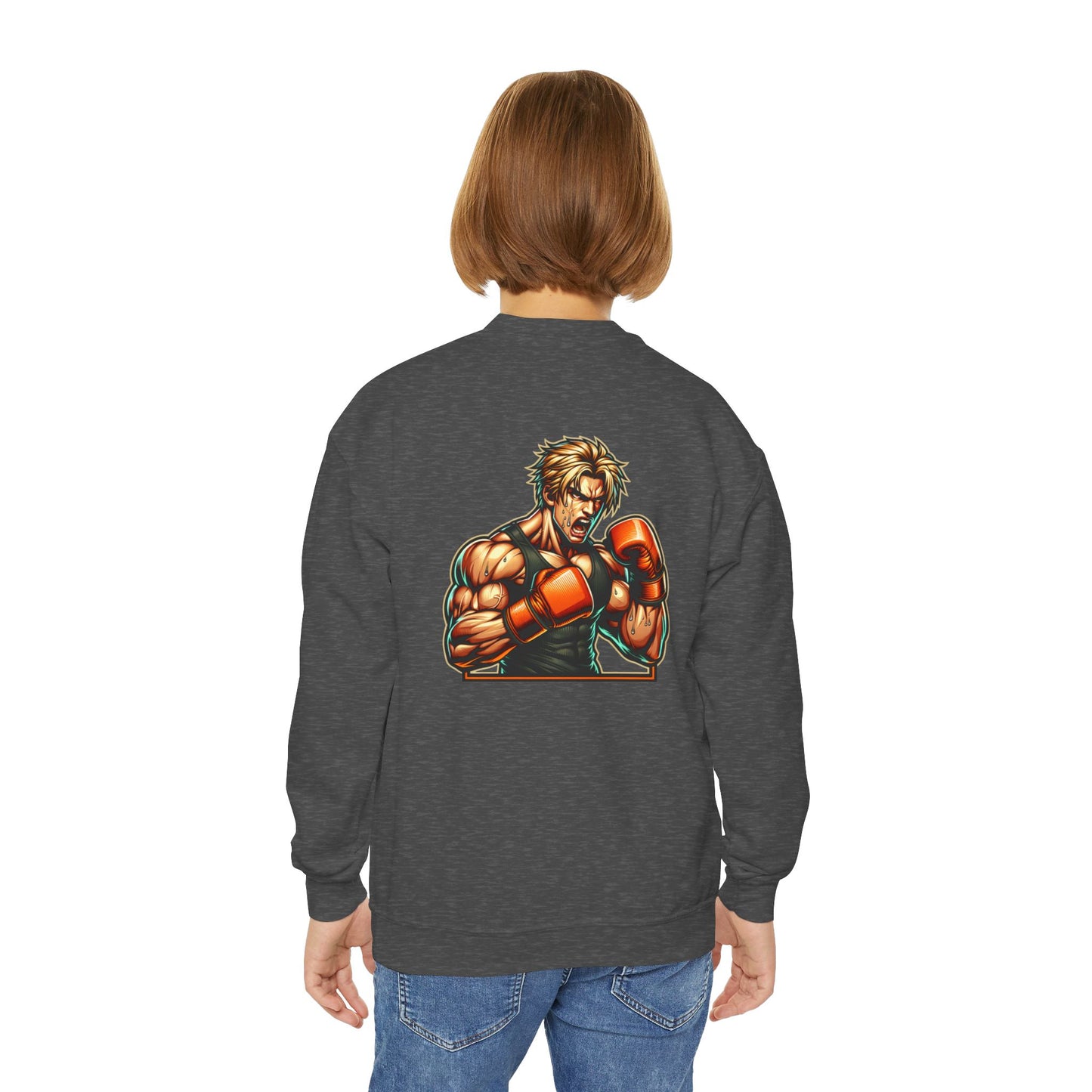 Anime Warrior: Kids' Fighter Sweatshirt