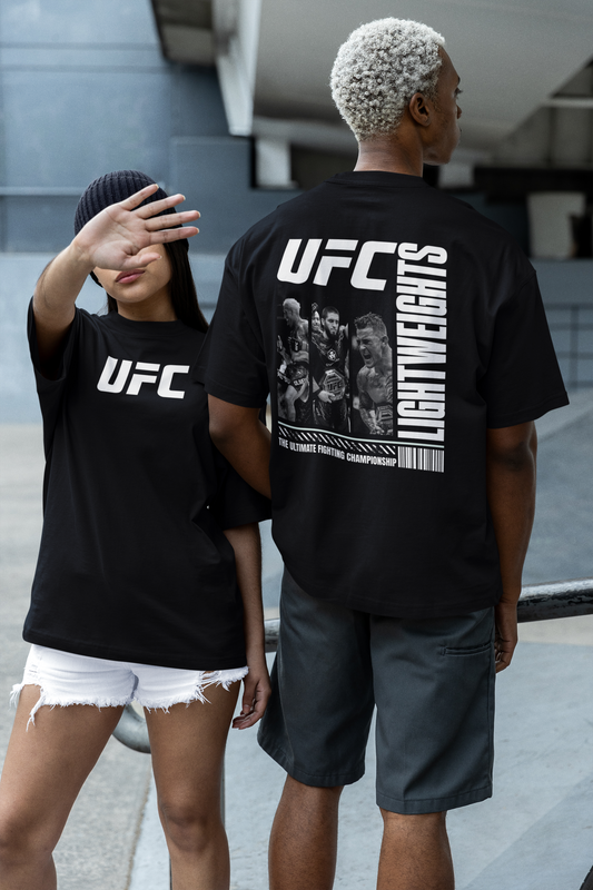 UFC Lightweights Unisex Oversized Boxy Tee - Ultimate Fighting Championship Apparel
