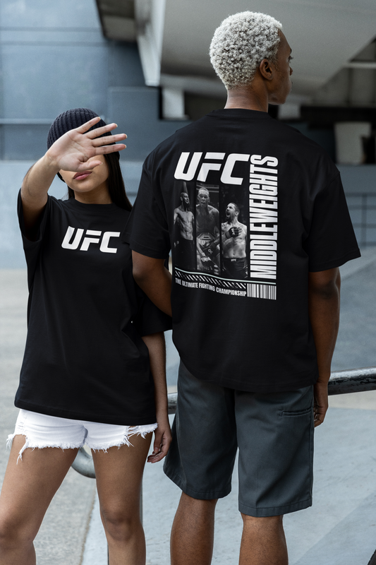 UFC middleweights Unisex Oversized Boxy Tee - Ultimate Fighting Championship Apparel