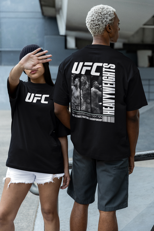 UFC Heavyweights Unisex Oversized Boxy Tee - Ultimate Fighting Championship Apparel