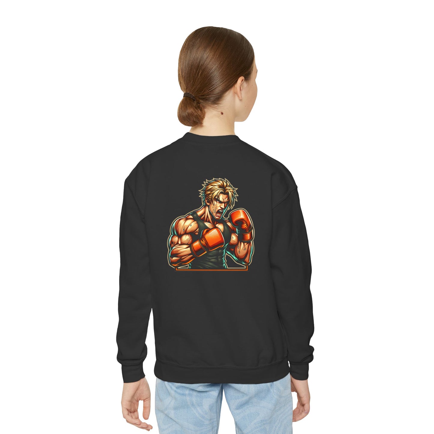 Anime Warrior: Kids' Fighter Sweatshirt