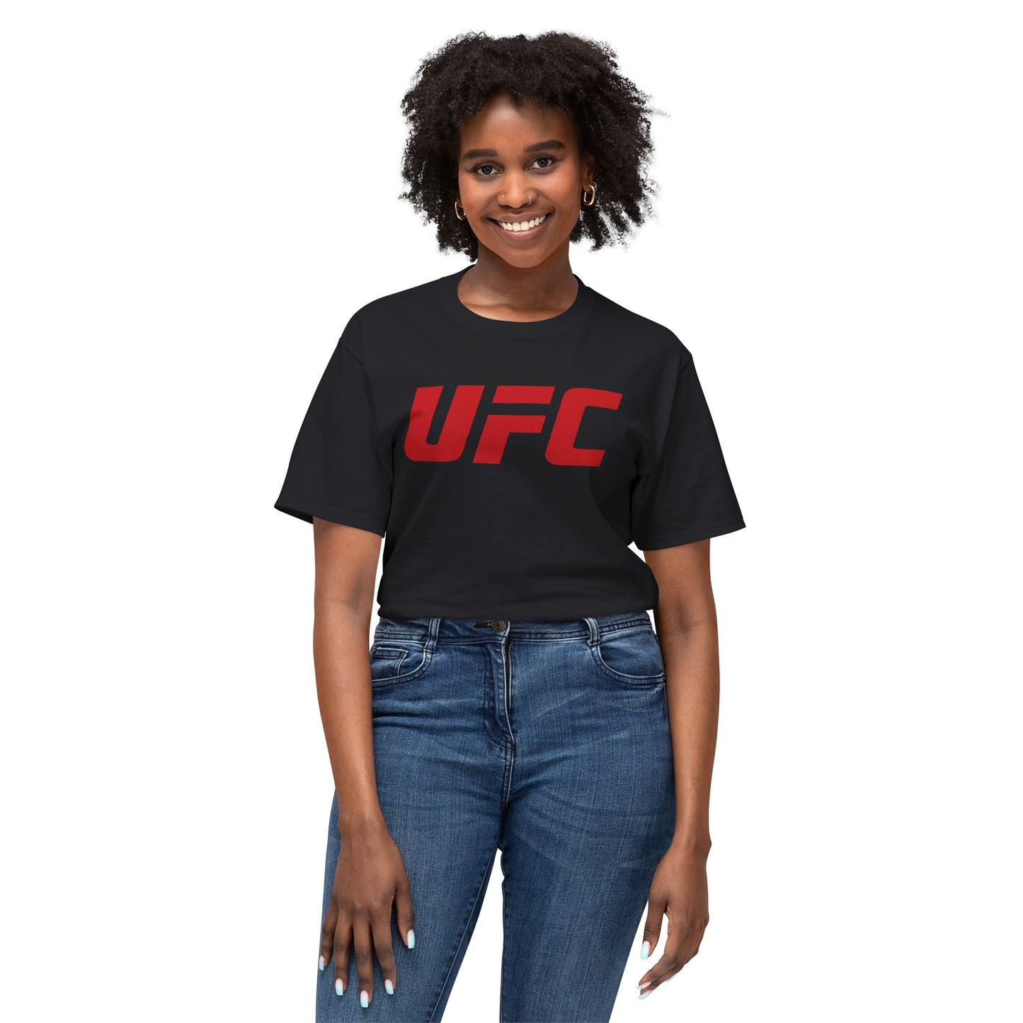 Unisex UFC Logo HD Cotton™ T-shirt - Perfect for Sports Fans