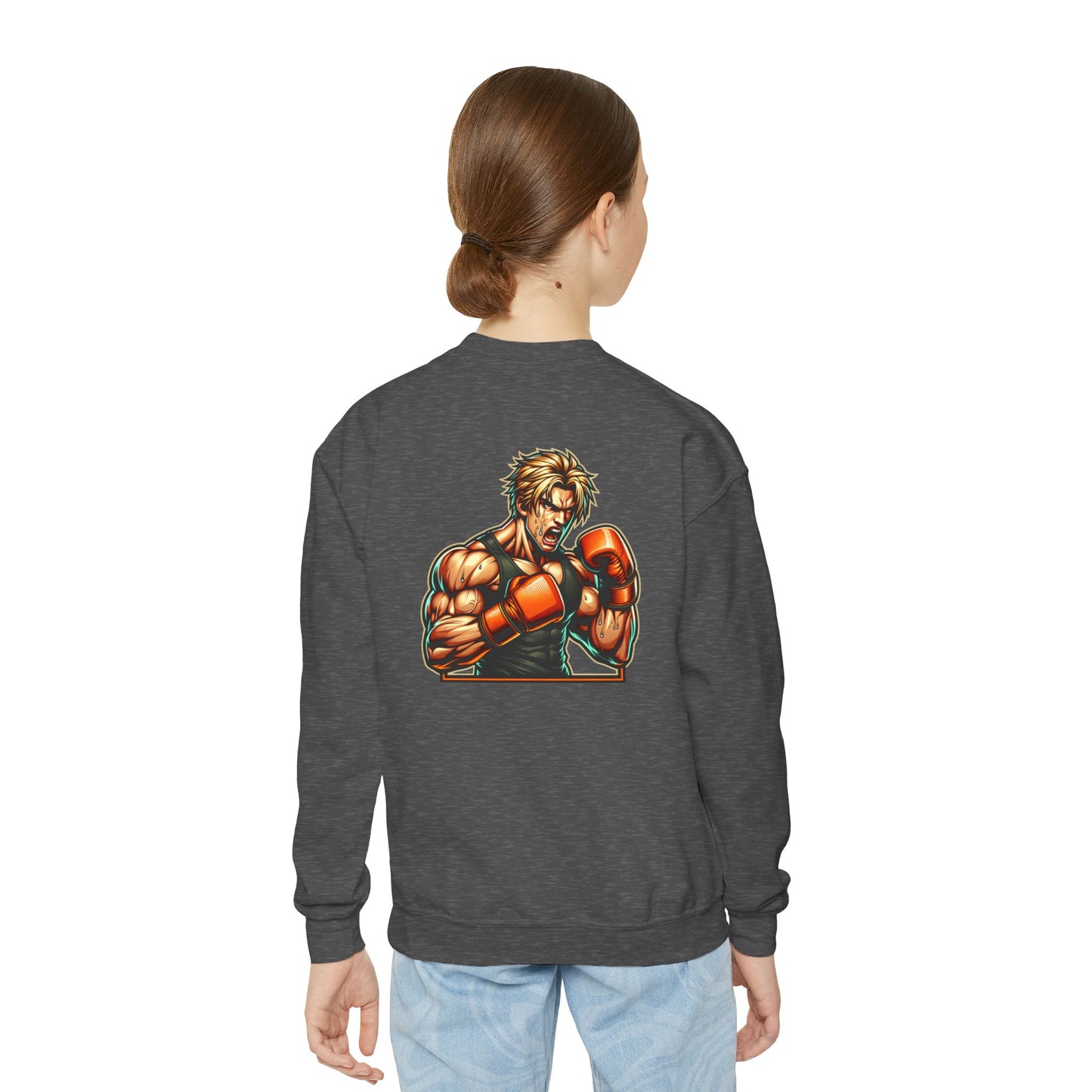 Anime Warrior: Kids' Fighter Sweatshirt