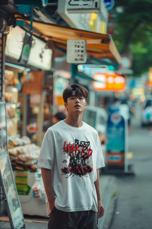 THE KNIGHT Men's Oversized heavyweight t-shirt
