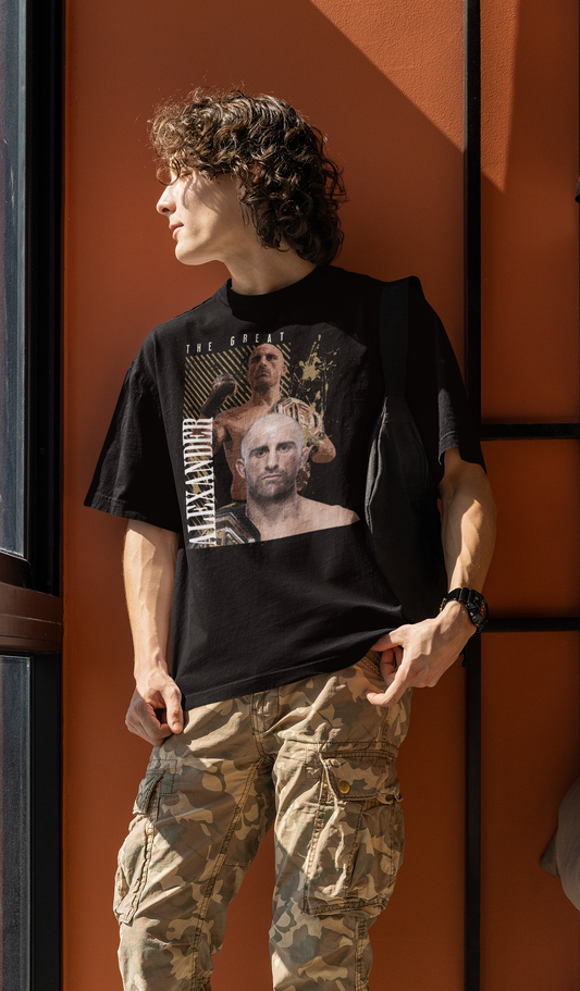 ALEXANDER VOLKANOVSKI Unisex organic oversized high neck t-shirt