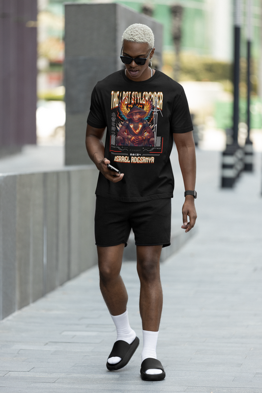 ISRAEL ADESANYA Unisex organic ribbed neck t-shirt